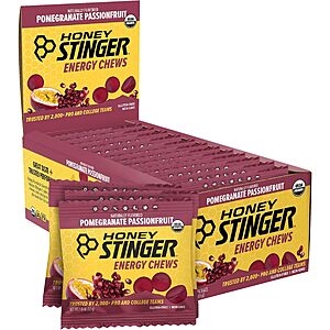 12-Pack Honey Stinger Organic Energy Chews (Pomegranate Passionfruit) $11.70 ($.97 Each) w/ S&S + Free Shipping w/ Prime or on $35+