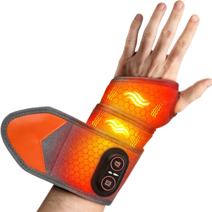 HailiCare Cordless Wrist Heating Pad Wrap w/ Red Light, Vibration Massage & 3000mAh Battery (Various Colors) $10.99 + Free Shipping w/ Walmart+ or on $35+