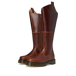 Dr. Martens Womens Amaayah Hi Leather Bex Riding Boots Butterscotch - $99.99 + Free Shipping