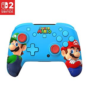 $49.99: Turtle Beach Rematch Wireless Controller Mario & Luigi Nintendo Switch 2 at Amazon