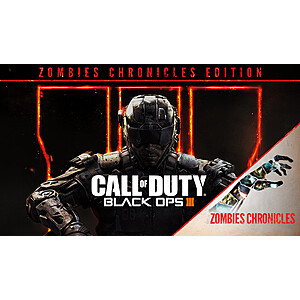 $14.99: Call of Duty: Black Ops III, Zombies Chronicles Edition (RoW) @ Steam (Zombies Deluxe $34.99)