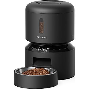 PETLIBRO Automatic Cat Feeder – 3L Programmable Pet Food Dispenser $59.49