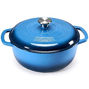 6-Quart DUMOS Enameled Cast Iron Dutch Oven Pot with Lid $29.98 + Free Shipping w/ Prime or on $35+
