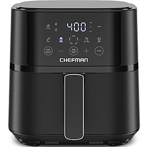 Chefman Air Fryer – 4 QT Compact Airfryer Black $57.92