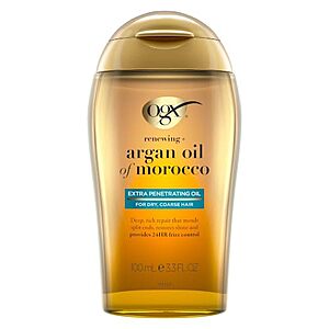 [SnS, AC] $4.18* | 3.3-Oz OGX Extra Strength Argan Oil Hair Treatment at Amazon