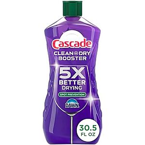 [SnS, AC] $25.60 | 3 × 30.5-Oz Cascade Rinse Aid Clean & Dry Booster Dishwasher Liquid ($8.53 each) at Amazon