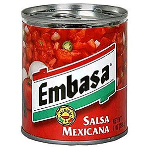 [SnS] $9.46 | 12-Pack 7-Oz Embasa Salsa Mexicana at Amazon (78.8￠ each)