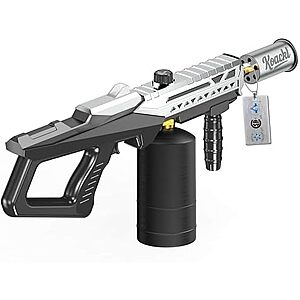 $40.99* | KOACKL Propane Torch Adjustable Flame Thrower Kitchen Torch (Silver/Black) at Amazon