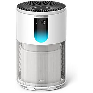 $59.97* | Up to 1176 Sq. Ft. DREO 539 4-Speed HEPA Air Purifier at Amazon