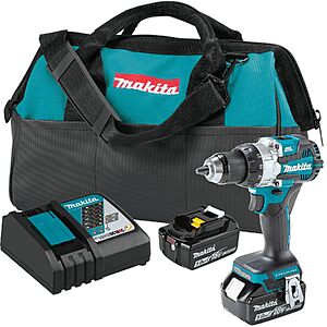 Makita XFD16T 18V LXT® Lithium-Ion Brushless Cordless 1/2" Driver-Drill Kit (5.0Ah) $282.99