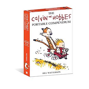 $10.57* | The Calvin and Hobbes Portable Compendium Set 1 by Bill Watterson (Paperback) at Amazon