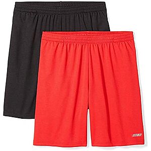 [Prime] $6.32* | 2-pk Men's Amazon Essentials Athletic Basketball Training Shorts (various) at Amazon