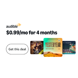 Eligible Amazon Accounts: Prime Big Deal Day Early Offer: 4-Month of Audible Membership $0.99/Month via Amazon (Valid thru 10/7)