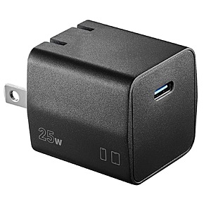 Insignia 25W USB-C Compact Wall Charger $5 + Free Shipping