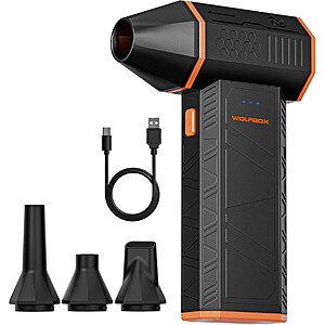 Open Box: WOLFBOX MF50 Electric Air Duster-Mini Blower Turbo Fan for PC, Toys and Car $19 + Free Shipping