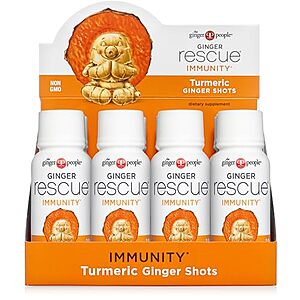 [SnS] $15.67 | 12-Pack 2-Oz The Ginger People Ginger Rescue Shots (Turmeric) at Amazon