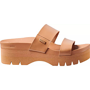 Reef Women's Cushion Vista Higher Sandals (Black or Natural) $24.97 + Free Shipping on $49