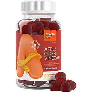 Select Accounts: 60-Count Zahler Chapter Six Apple Cider Vinegar Gummies $0.98 w/ S&S