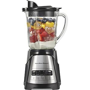 [Resale] $19.98 | Hamilton Beach Power Elite Wave Action Blender w/ 40-Oz Glass Jar (Used - Like New) at Amazon