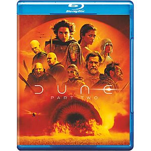 Dune: Part Two (Blu-Ray) $8.99 Amazon.com