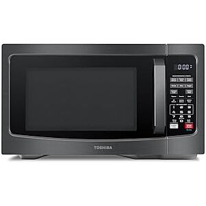 [Resale] $74.50 | TOSHIBA Countertop Microwave Oven, 1.2 Cu.Ft, 1000W, Black (Used - Like New) at Amazon