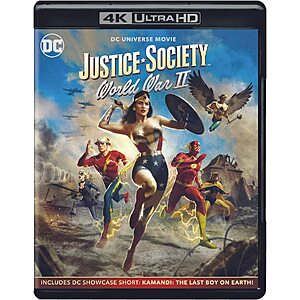 Justice Society: World War II (4K Ultra HD + Blu-ray) [4K UHD] $12.49 Amazon.com