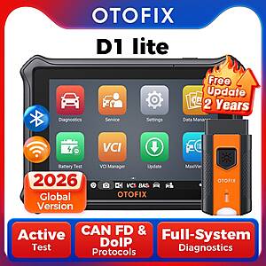 OTOFIX D1 Lite OBD2 Scanner: Bi-Directional All-System Diagnostic Tool 38+ Reset Functions CAN-FD DoIP $235 + Free S/H