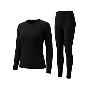 LOMON 2 Piece Set, Thermal Underwear for Women Starting at $7.49 AC