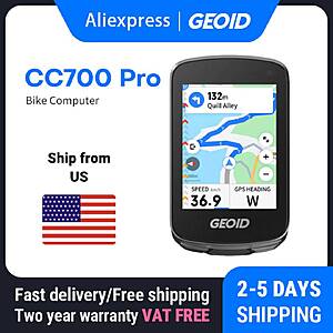 GEOID CC700 Pro Bike Computer GPS 2.8" Touchscreen Navigation $69 + Free Shipping $68.9