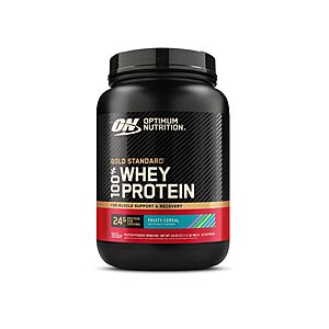 Optimum Nutrition Protein Powder Cereal Tub - Fruit - 1.55lbs: Whey, 24g per Serving $16.99