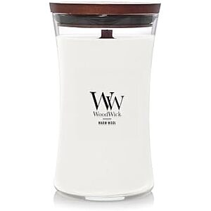 [SnS] $16.15 | WoodWick Warm Wool Scented Candle, Crackling Wick, 21.5oz at Amazon