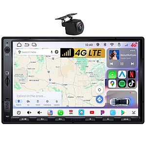 ATOTO S8L 7" Double Din Car Stereo, 4G LTE, Wireless CarPlay & Android Auto $179.2