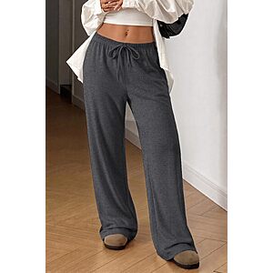 Ekouaer Womens  Pack Lounge Comfy Pajama  Drawstring Pj Bottoms $16.99