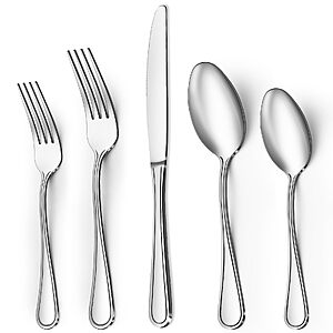 20-Pc BEWOS Stainless Steel Flatware Set (Service for 4) $10 + Free Shipping w/ Prime or on $35+