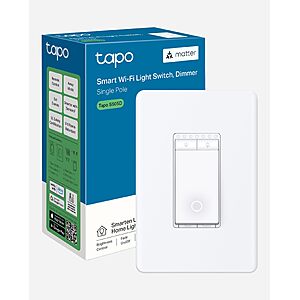 Tapo Matter Smart Dimmer Switch, S505D, Single Pole, Need Neutral Wire $14.99