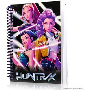 [AC] $4.91 | KPop Demon Hunters™ Journal – Huntr/x Edition, 100 Lined Pages, Notebook Measures 5.8 x 8.3 at Amazon