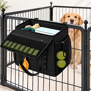 Vivifying Dog Playpen Hanging Bag, 24.2L Large Capacity & 22LBS Load-Bearing $29.99