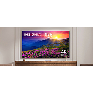 INSIGNIA 50" Class F50 Series LED 4K UHD Smart Fire TV, Voice Remote with Alexa, Stream Live TV Without Cable~$179.99 @ Amazon