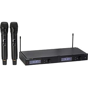 $1483.50* | Shure SLXD24D/N8CB Dual Channel Wireless Microphone System at Amazon