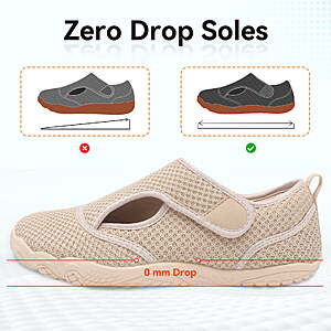 $18ac FS Walmart+ Women Shoes Wide Slip on Walking Shoes Diabetic Friendly 6-11.5 Wide (color choice)