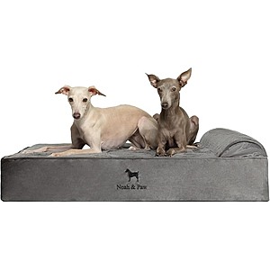 NOAH & PAW Orthopedic Cooling Gel Memory Foam Dog Bed w/ Waterproof Washable Cover XXL Grey $68.82 + Free Shipping w/ Prime or $6 Fee per Order