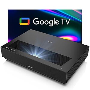 WEMAX Nova Pro 4K Ultra Short Throw Projector, Google TV, 2100 ISO Lumens $1529.99