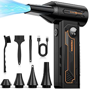 FRESMOL BC13 130,000RPM Cordless Electric Air Duster w/ 8-Piece Attachment Kit $19.79 + Free Shipping w/ Prime or on $35+