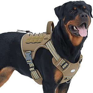 Amazon – AUROTH Large No-Pull Tactical Dog Harness - $16.52