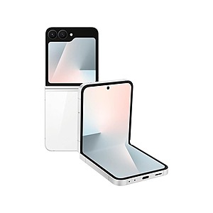 Samsung Galaxy Z Flip7 FE 256GB Unlocked Smartphone (White) $569.99