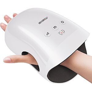 CINCOM Cordless Hand Massager w/ Heat & Compression (White) $23.98 + Free Shipping w/ Prime or on $35+