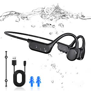 Amazon – IP68 Waterproof Swimming Headphones w/ 8GB MP3 - $29.99 w/ Code