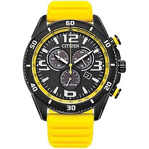 $212.50* | Citizen Men's Eco-Drive Brycen 44.8mm Chronograph Watch w/ Stainless Steel Case at Amazon