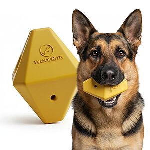 WoofBite 5"x4" Natural Rubber Chew Toy for Medium & Large Breed Dogs $6.99 + Free Shipping w/ Prime or on $35+