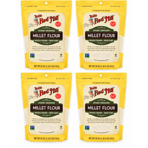 4-Pack 20-Oz Bob's Red Mill Stone Ground Whole Grain Millet Flour $10.21 w/ S&S + Free Shipping w/ Prime or on $35+